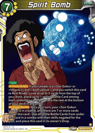Spirit Bomb (BT20-112) - Power Absorbed Foil