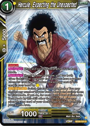 Hercule, Expecting the Unexpected (BT20-101) - Power Absorbed