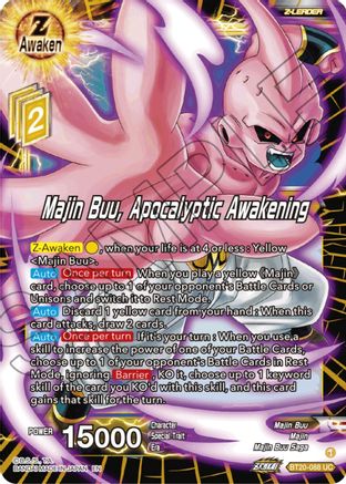 Majin Buu, Apocalyptic Awakening (BT20-088) - Power Absorbed