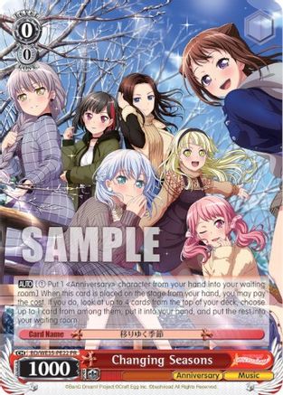Changing Seasons (BD/WE35-PE22 PR) - Poppin’Party x Roselia