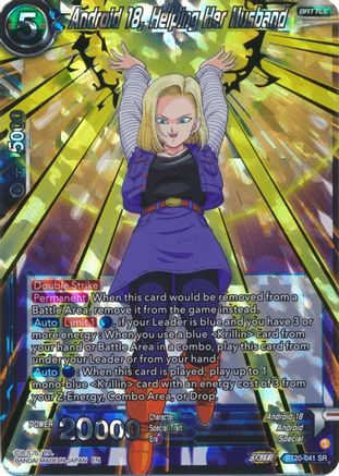 Android 18, Helping Her Husband (BT20-041) - Power Absorbed Foil