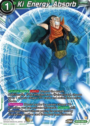 Ki Energy Absorb (BT20-083) - Power Absorbed Foil