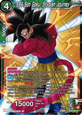 SS4 Son Goku, Stygian Journey (BT20-062) - Power Absorbed
