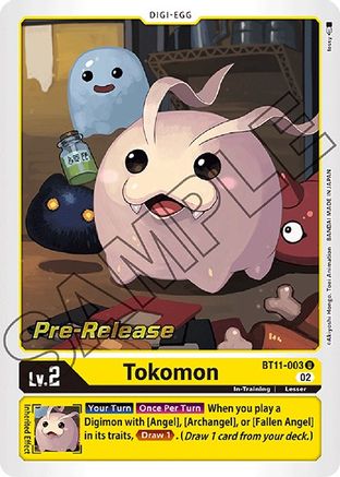 Tokomon (BT11-003) - Dimensional Phase Pre-Release Cards Foil
