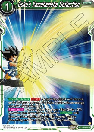 Goku's Kamehameha Deflection (BT20-082) - Power Absorbed