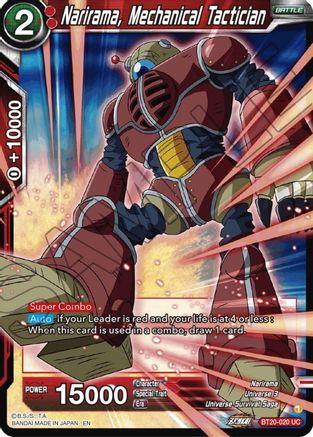 Narirama, Mechanical Tactician (BT20-020) - Power Absorbed
