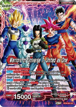 Android 17 // Warriors of Universe 7, United as One (BT20-001) - Power Absorbed Foil