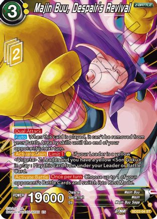 Majin Buu, Despair's Revival (SD22-04) - Power Absorbed Foil