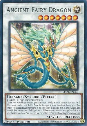Ancient Fairy Dragon (MAZE-EN050) - Maze of Memories 1st Edition
