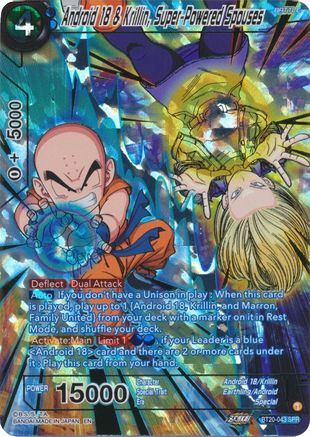Android 18 & Krillin, Super-Powered Spouses (SPR) (BT20-043) - Power Absorbed Foil