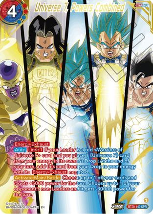 Universe 7, Powers Combined (SPR) (BT20-140) - Power Absorbed Foil