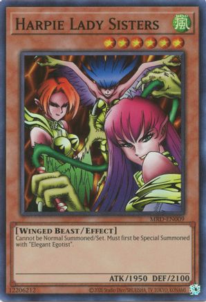 Harpie Lady Sisters (MRD-EN009) - Metal Raiders (25th Anniversary Edition) Unlimited