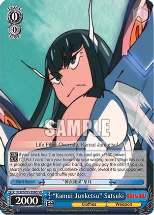 "Kamui Junketsu" Satsuki (SR) (KLK/SP03-E06S SR) - KILL la KILL Power Up Set