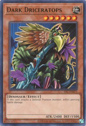 Dark Driceratops (IOC-EN073) - Invasion of Chaos (25th Anniversary Edition) Unlimited