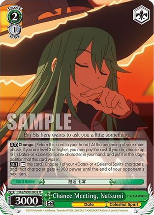 Chance Meeting, Natsumi (DAL/W99-E032 R) - Date A Live Vol.2
