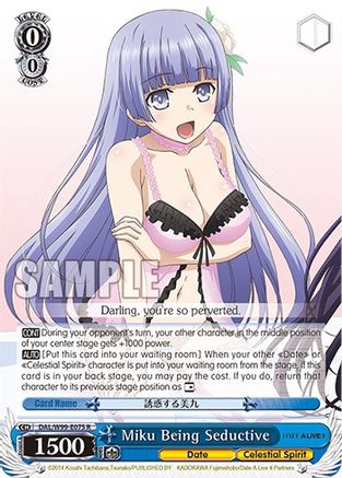 Miku Being Seductive (DAL/W99-E075 R) - Date A Live Vol.2