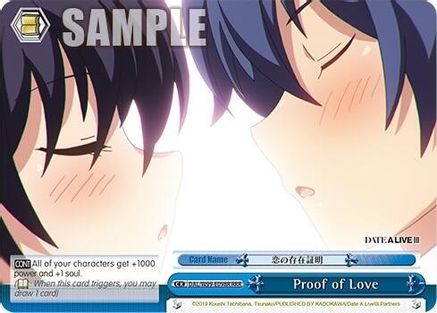 Proof of Love (RRR) (DAL/W99-E098R RRR) - Date A Live Vol.2