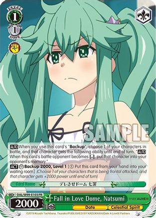 Fall in Love Dome, Natsumi (DAL/W99-E103 PR) - Date A Live Vol.2
