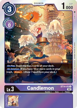Candlemon (ST14-03) - Starter Deck 14: Beelzemon Advanced Deck Set Foil