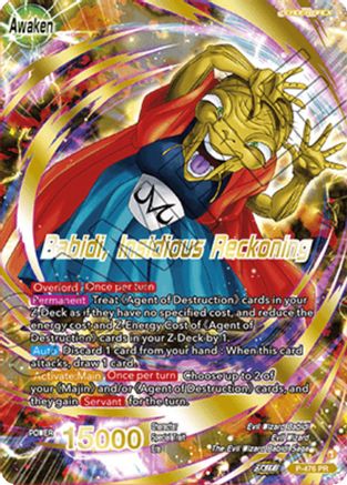 Babidi // Babidi, Insidious Reckoning (Gold-Stamped) (P-476) - Tournament Promotion Cards Foil