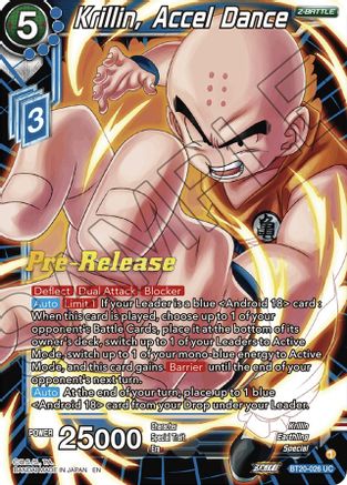 Krillin, Accel Dance (BT20-026) - Power Absorbed PreRelease Cards