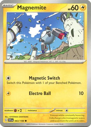 Magnemite 063/198 SV01 Scarlet & Violet Base Set - Common