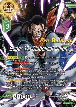 Super 17, Diabolical Union (BT20-059) - Power Absorbed PreRelease Cards