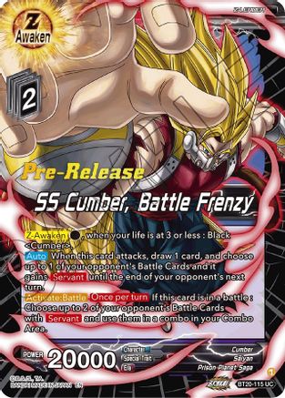 SS Cumber, Battle Frenzy (BT20-115) - Power Absorbed PreRelease Cards