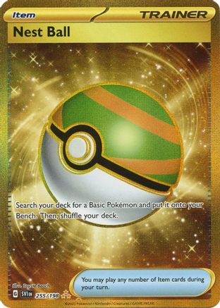 Nest Ball 255/198 - Holofoil SV01 Scarlet & Violet Base Set - Hyper Rare