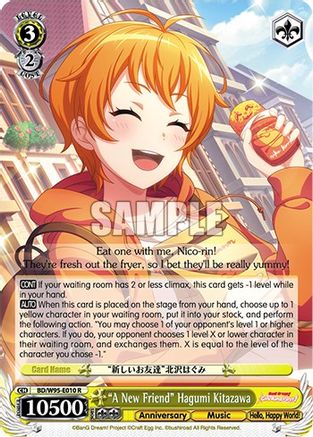"A New Friend" Hagumi Kitazawa (BD/W95-E010 R) - BanG Dream! Girls Band Party! 5th Anniversary