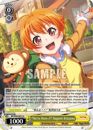 "We're Here~!!" Hagumi Kitazawa (BD/W95-E011 U) - BanG Dream! Girls Band Party! 5th Anniversary