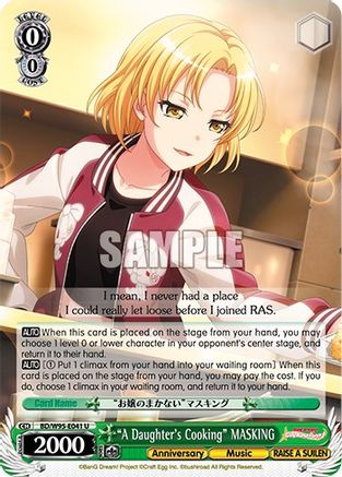 "A Daughter's Cooking" MASKING (BD/W95-E041 U) - BanG Dream! Girls Band Party! 5th Anniversary
