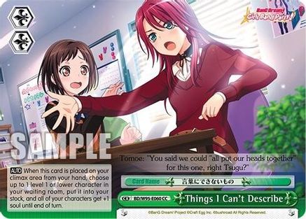 Things I Can't Describe (BD/W95-E060 CC) - BanG Dream! Girls Band Party! 5th Anniversary