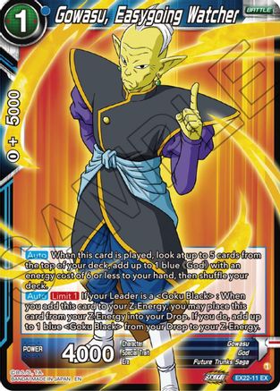 Gowasu, Easygoing Watcher (EX22-11) - Expansion Deck Box Set 22 Ultimate Deck 2023 Foil