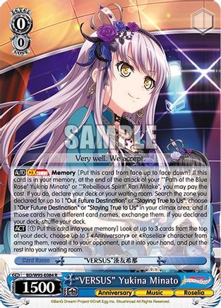 "VERSUS" Yukina Minato (BD/W95-E084 R) - BanG Dream! Girls Band Party! 5th Anniversary