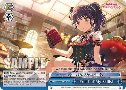 Proof of My Skills! (RRR) (BD/W95-E125R RRR) - BanG Dream! Girls Band Party! 5th Anniversary