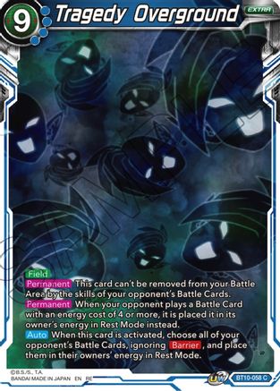 Tragedy Overground (Reprint) (BT10-058) - Expansion Deck Box Set 22 Ultimate Deck 2023 Foil