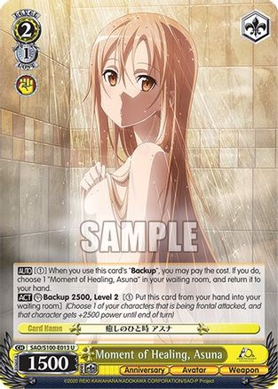 Moment of Healing, Asuna (SAO/S100-E013 U) - Sword Art Online Animation 10th Anniversary