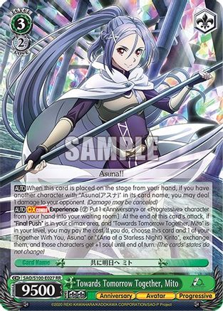 Towards Tomorrow Together, Mito (SAO/S100-E027 RR) - Sword Art Online Animation 10th Anniversary