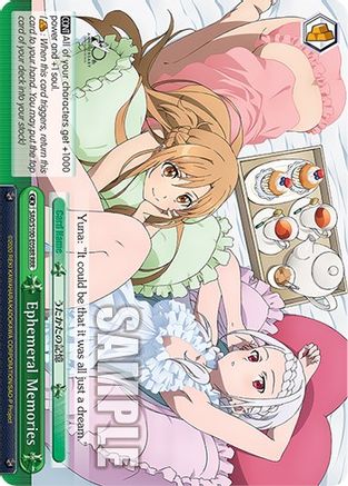 Ephemeral Memories (RRR) (SAO/S100-E058R RRR) - Sword Art Online Animation 10th Anniversary