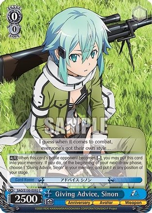 Giving Advice, Sinon (SAO/S100-E092 C) - Sword Art Online Animation 10th Anniversary