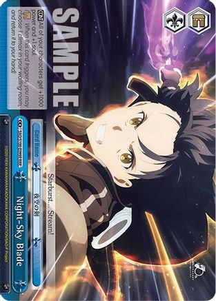 Night-Sky Blade (RRR) (SAO/S100-E099R RRR) - Sword Art Online Animation 10th Anniversary