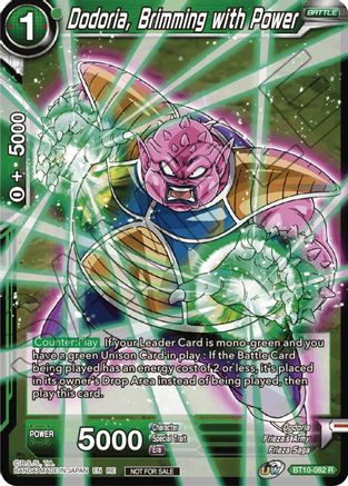 Dodoria, Brimming with Power (Championship Selection Pack 2023 Vol.1) (BT10-082) - Tournament Promotion Cards Foil