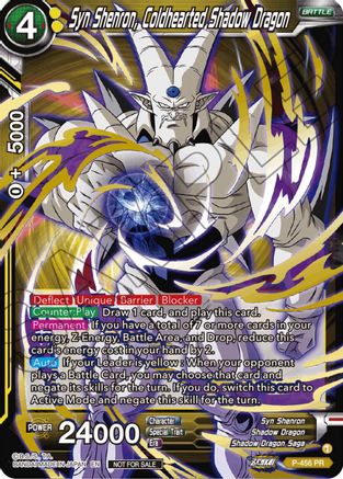 Syn Shenron, Coldhearted Shadow Dragon (Championship Selection Pack 2023 Vol.1) (Gold Stamped with Reflective Shatterfoil) (P-456) - Tournament Promotion Cards Foil
