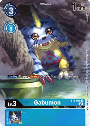 Gabumon - BT1-029 (Official Tournament Pack Vol.9) (BT1-029) - Release Special Booster 1.0 Foil