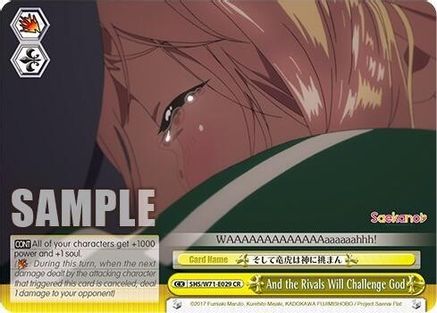 And the Rivals Will Challenge God (SHS/W71-E029 CR) - Saekano How to Raise a Boring Girlfriend. flat