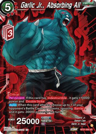 Garlic Jr., Absorbing All (BT21-005) - Wild Resurgence Foil