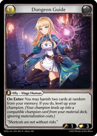 Dungeon Guide (081) - Dawn of Ashes 1st Edition Foil