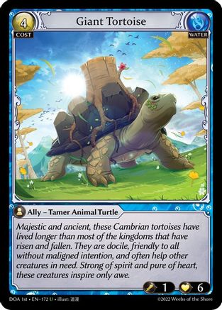 Giant Tortoise (172) - Dawn of Ashes 1st Edition