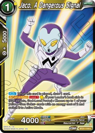 Jaco, A Dangerous Signal (BT21-119) - Wild Resurgence